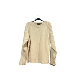 Timberland Sweater Men Tan XL 100% Cotton
